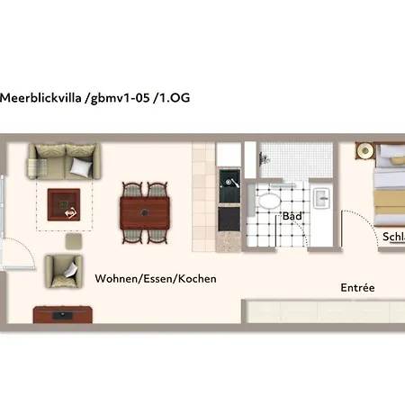Apartmentanlage Meerblickvilla Apartmentanlage Meerblickvilla 1-05 Lejlighed Großenbrode